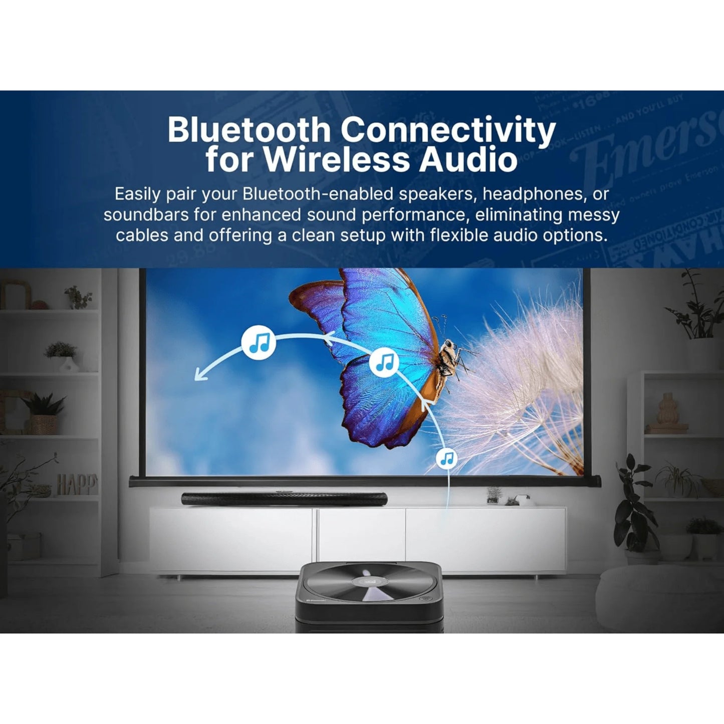 Ultimate 120" Home Theater LCD Projector with Built-in DVD Player for Unforgettable Movie Nights