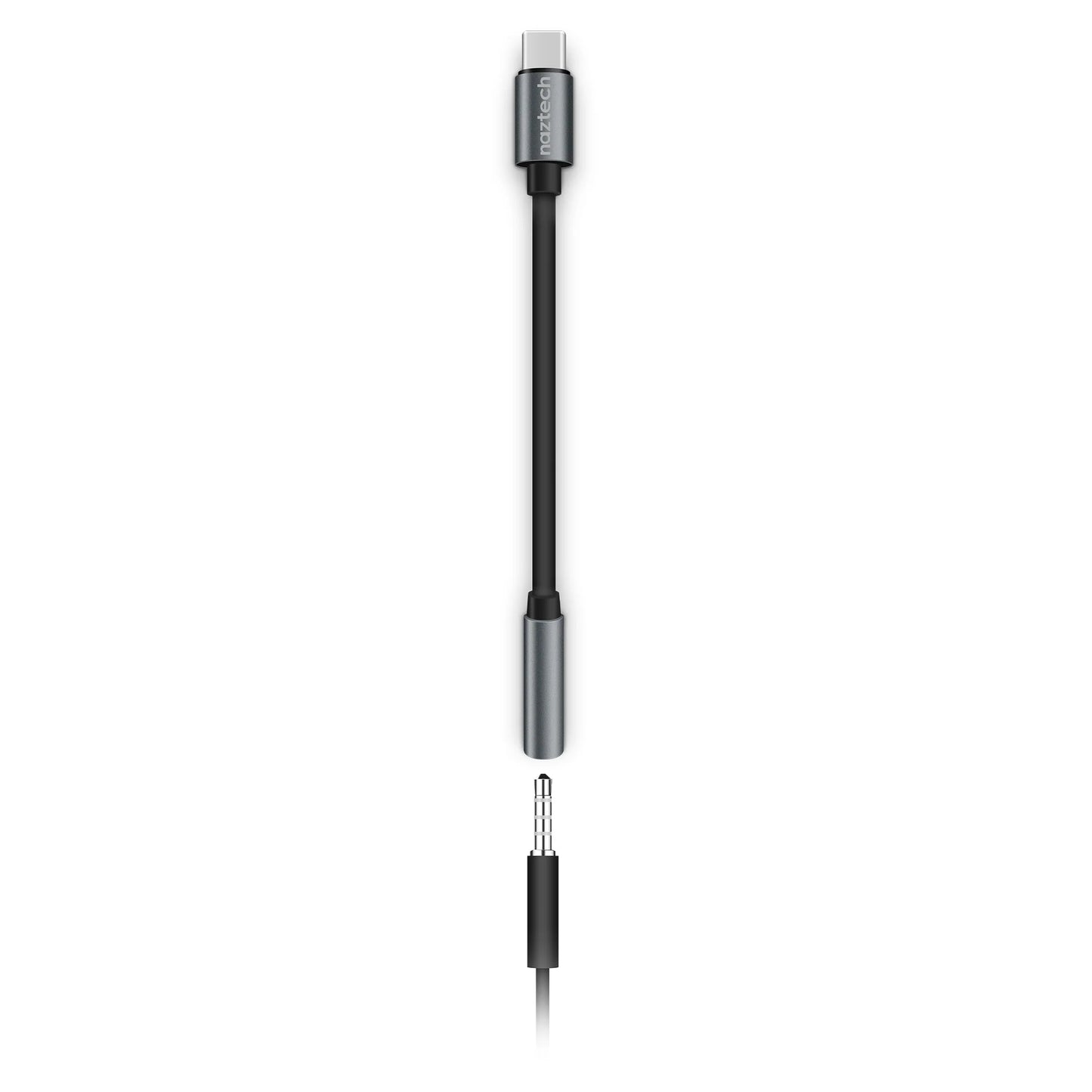 Naztech USB-C to 3.5mm Audio Adapter - Effortless Plug & Play Audio Solution