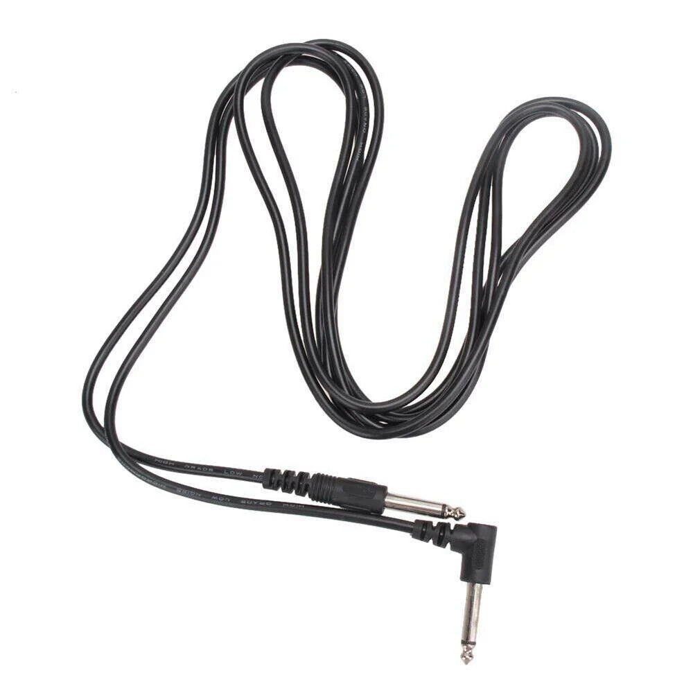 10FT Right Angle Electric Patch Cord - 2 Pack for Premium Guitar Amplifier Sound Quality