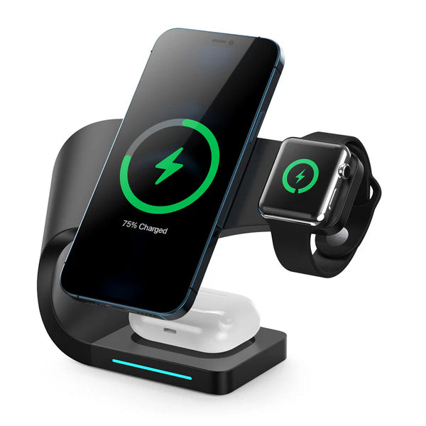 15W Fast Wireless Magnetic Charger Dock - Unmatched Versatility!