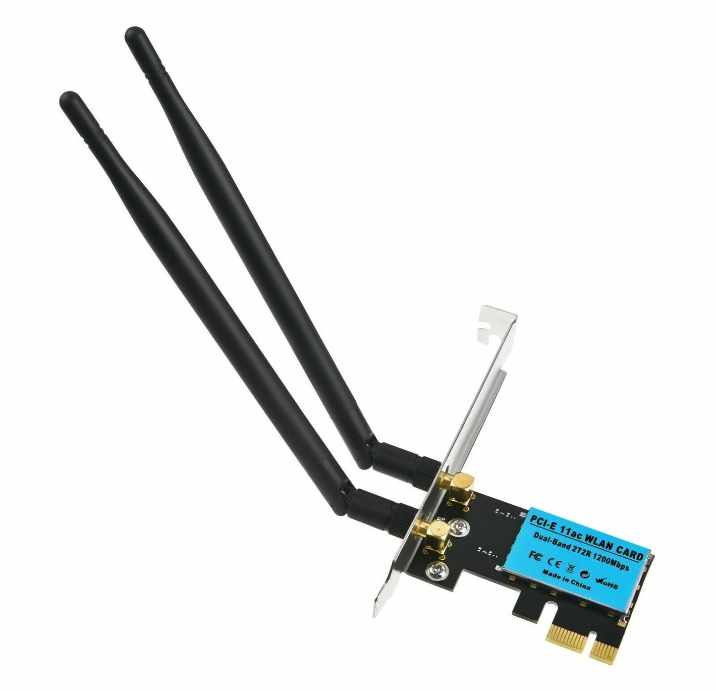 Ultra-Fast 1200Mbps Dual Band WiFi PCI-E Adapter - AX210 802.11AX for Unmatched Connectivity