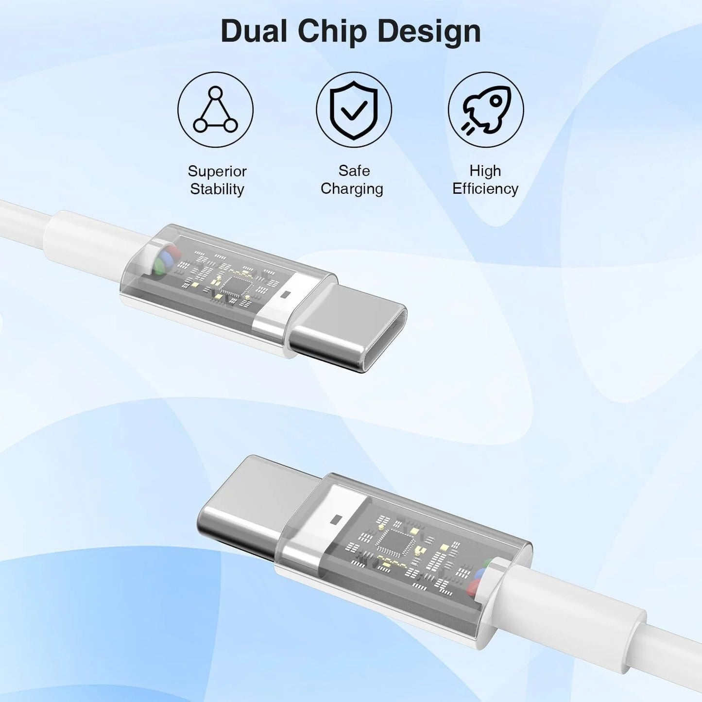 10-Pack High-Speed Samsung USB-C to USB-C Fast Charge Cables - Ultimate Charging Solution