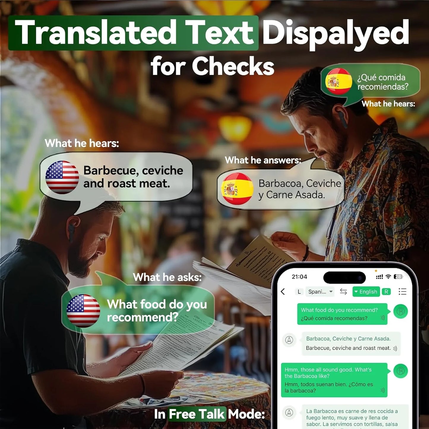Transform Your Conversations: Instant Translation Earbuds for 144 Languages - Anytime, Anywhere!