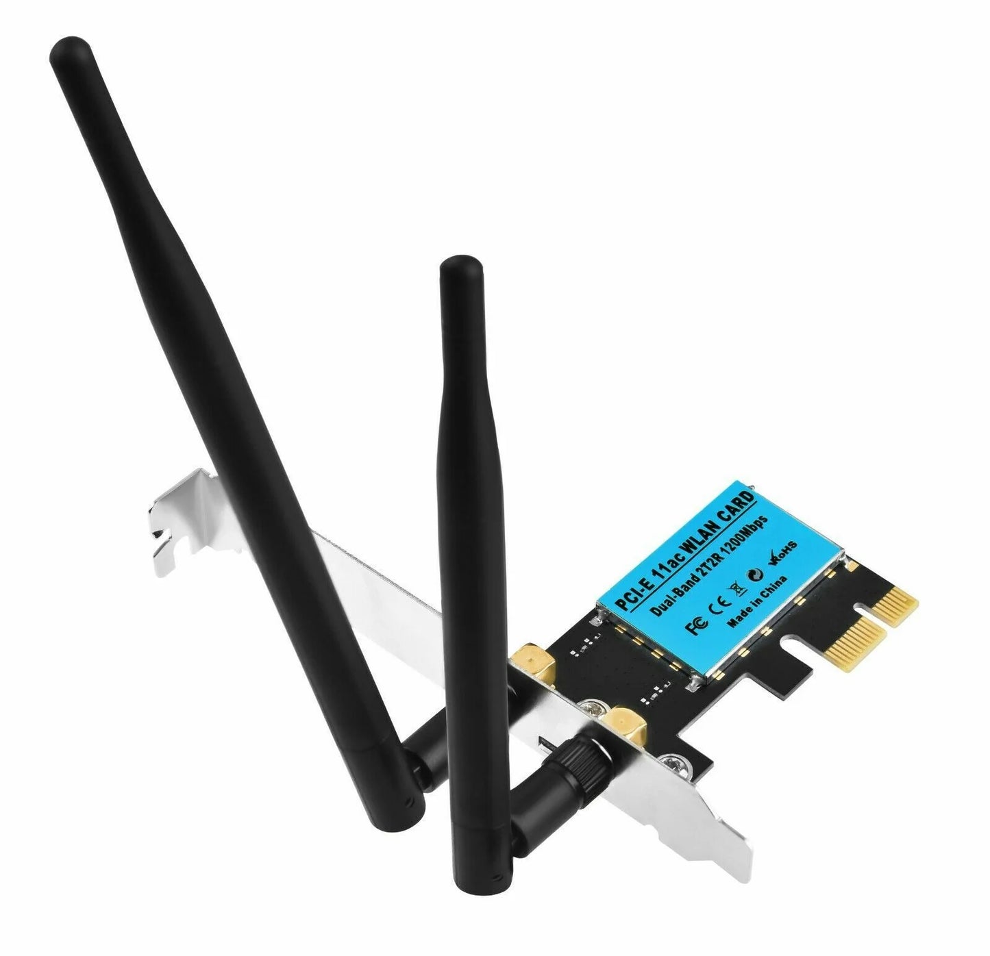 Ultra-Fast 1200Mbps Dual Band WiFi PCI-E Adapter - AX210 802.11AX for Unmatched Connectivity