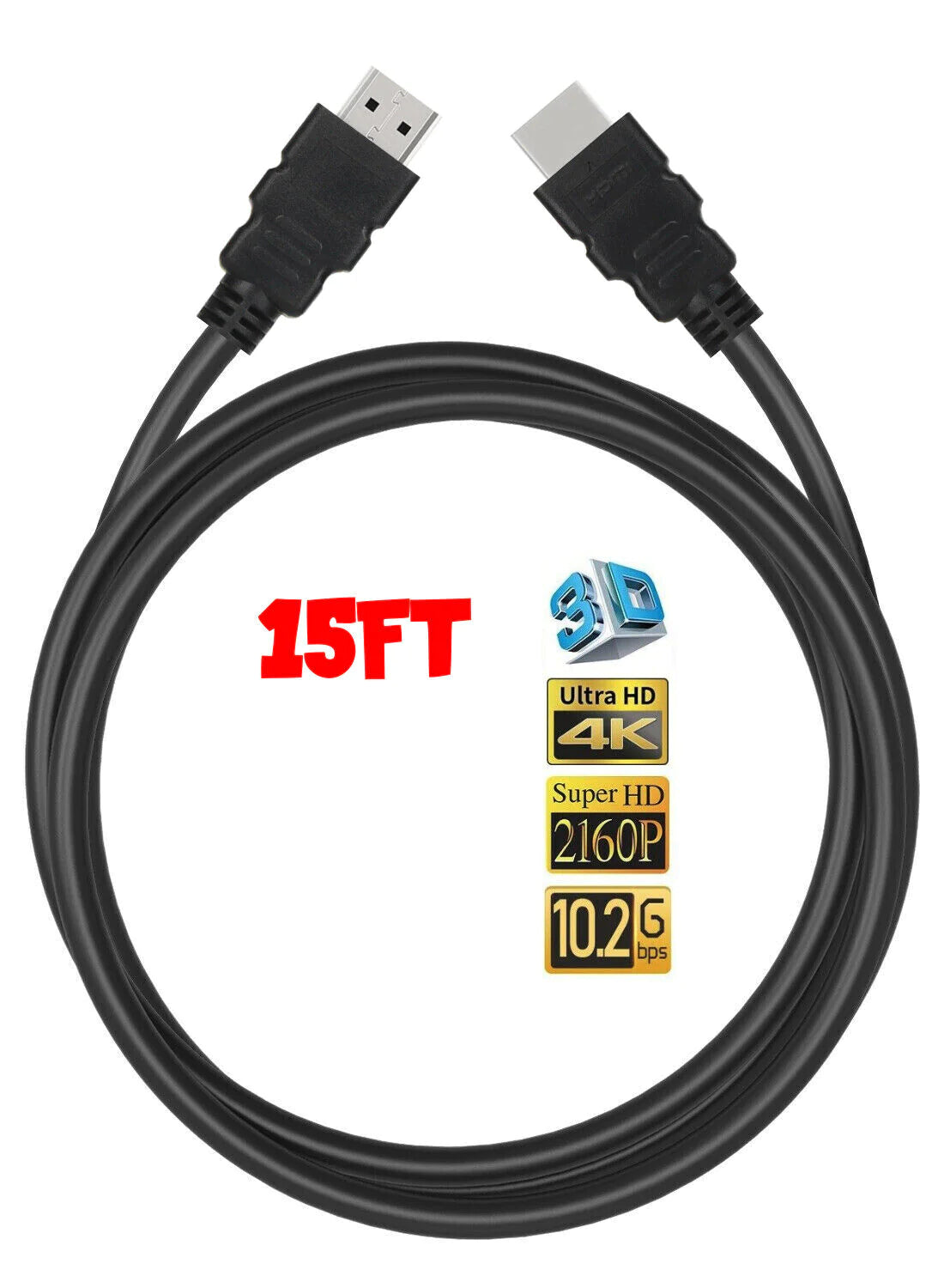Ultra HD 4K HDMI 2.0 Cable - Lightning Fast 18Gbps, Stunning 2160P HDR, Dolby HDCP Compatible for Ultimate UHD Experience