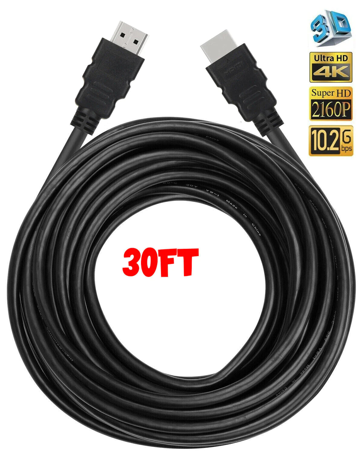 Ultra HD 4K HDMI 2.0 Cable - Lightning Fast 18Gbps, Stunning 2160P HDR, Dolby HDCP Compatible for Ultimate UHD Experience