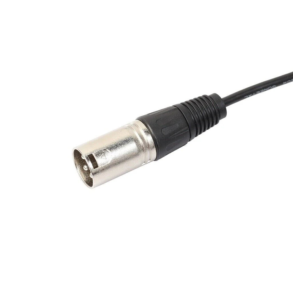 Dual Male Y Splitter Cable Adapter - 3Pin XLR Female to Dual Male for Microphones - USA