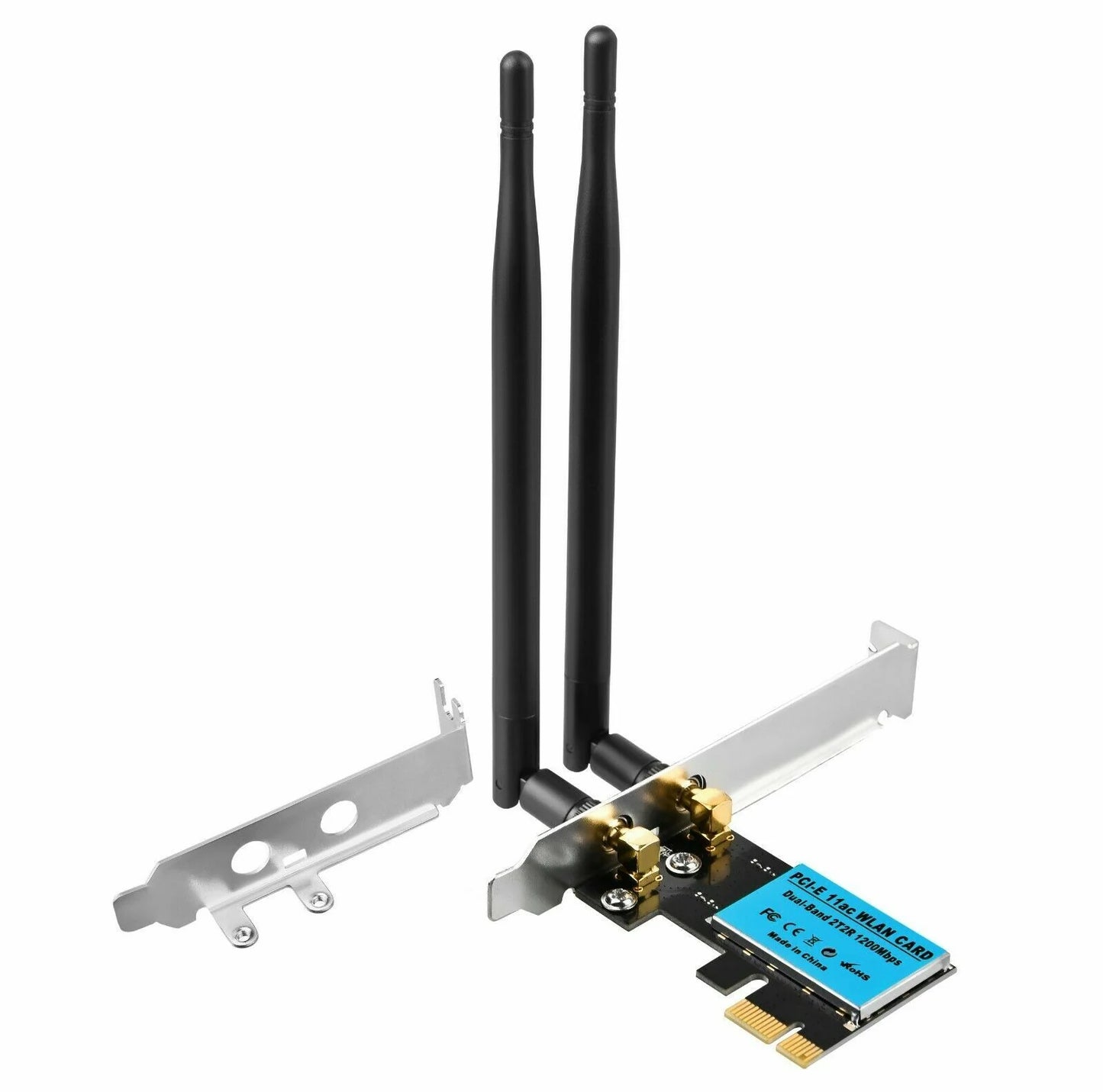 Ultra-Fast 1200Mbps Dual Band WiFi PCI-E Adapter - AX210 802.11AX for Unmatched Connectivity