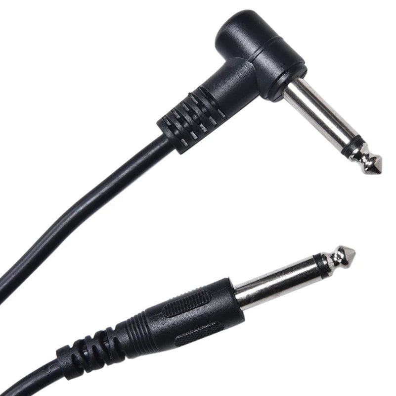 10FT Right Angle Electric Patch Cord - 2 Pack for Premium Guitar Amplifier Sound Quality