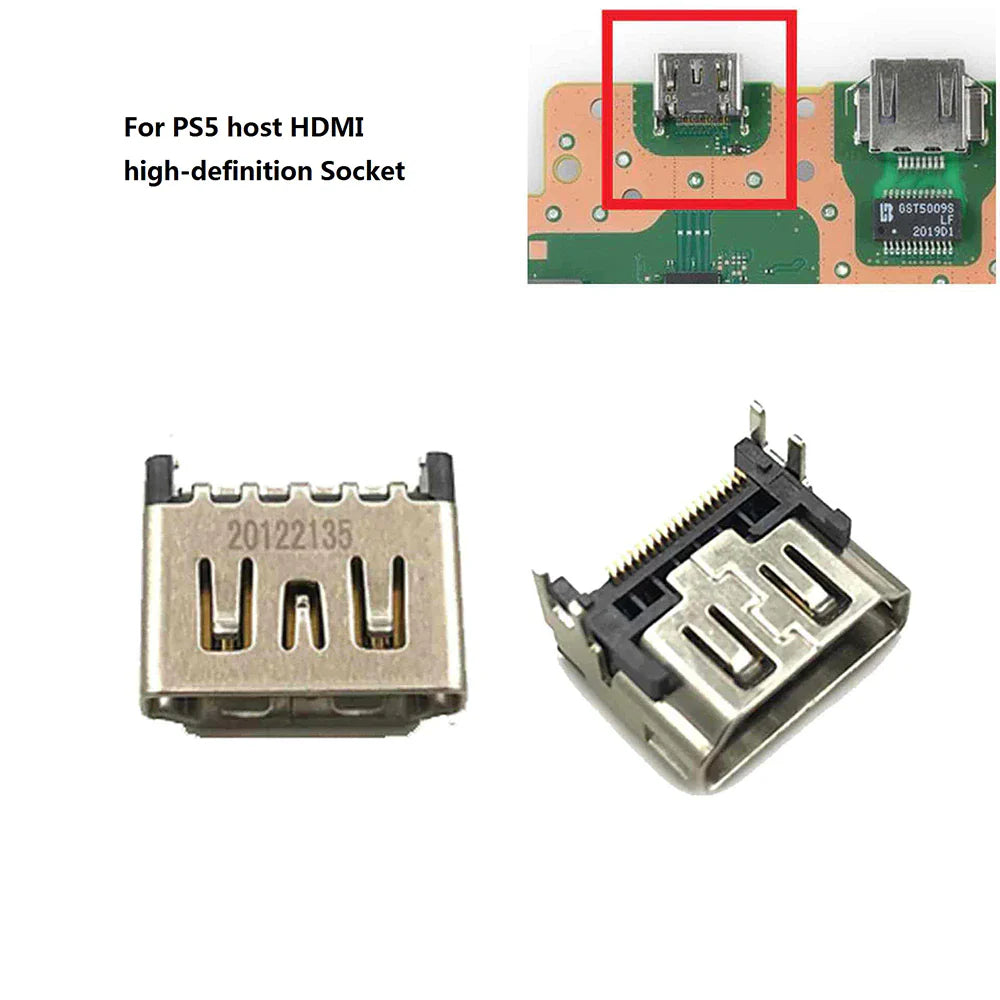Upgrade Your PS5 with Premium 5-Pack HDMI Port Connector Replacement - USA Edition