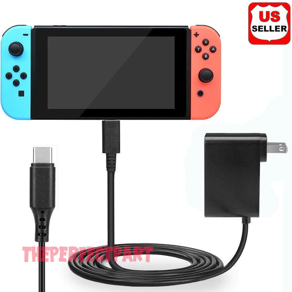 Ultimate Fast-Charging AC Power Supply Adapter for Nintendo Switch - High-Speed 2.4A Home & Travel Charger