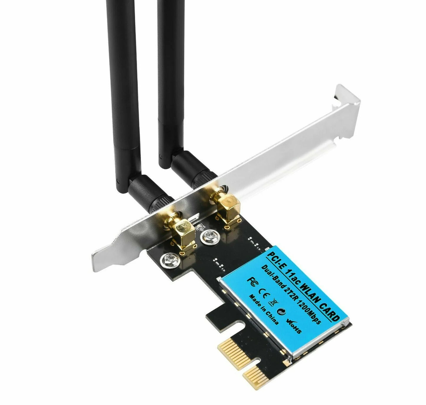 Ultra-Fast 1200Mbps Dual Band WiFi PCI-E Adapter - AX210 802.11AX for Unmatched Connectivity