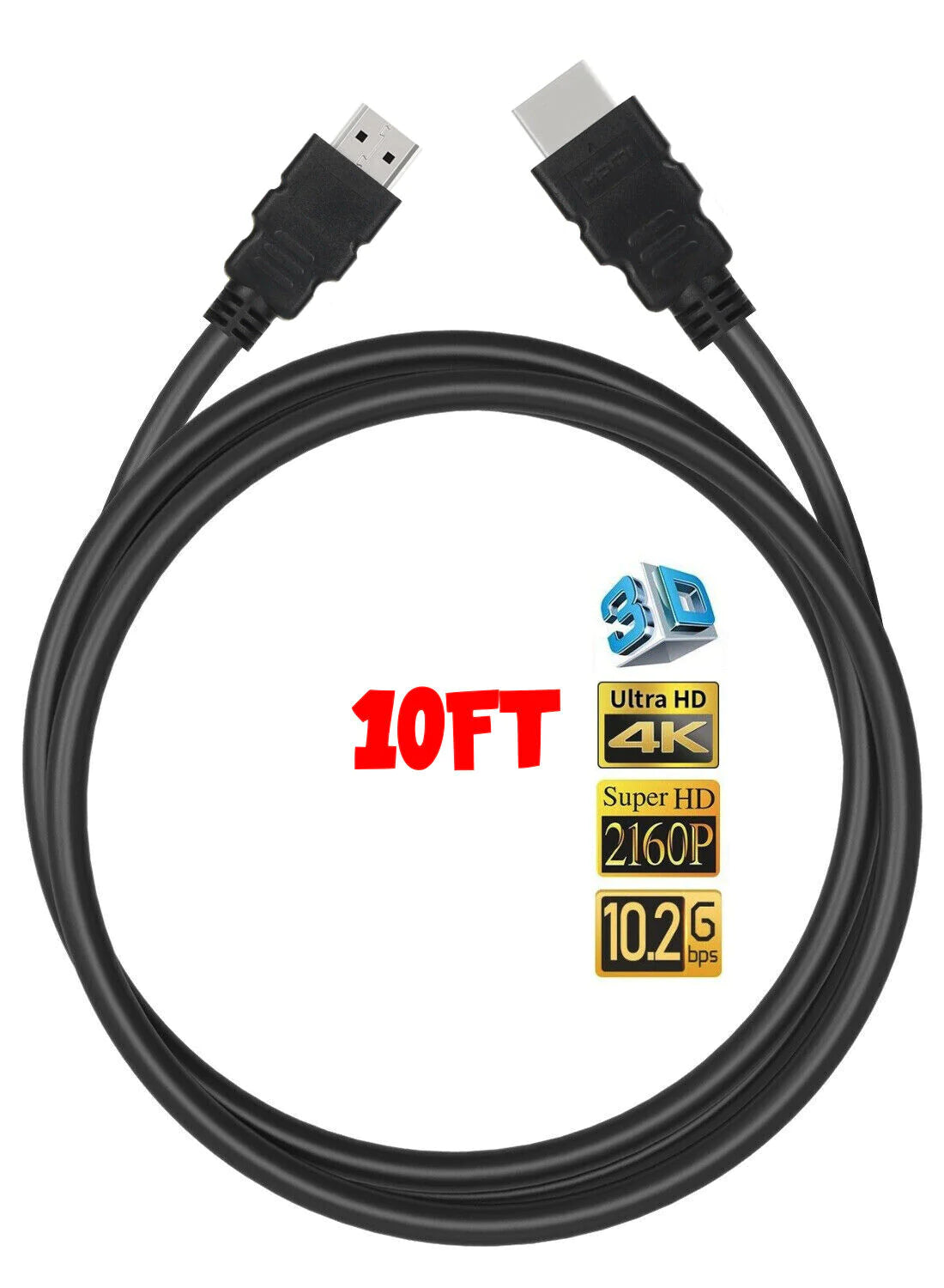 Ultra HD 4K HDMI 2.0 Cable - Lightning Fast 18Gbps, Stunning 2160P HDR, Dolby HDCP Compatible for Ultimate UHD Experience