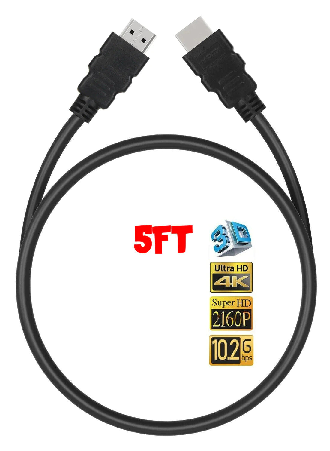 Ultra HD 4K HDMI 2.0 Cable - Lightning Fast 18Gbps, Stunning 2160P HDR, Dolby HDCP Compatible for Ultimate UHD Experience