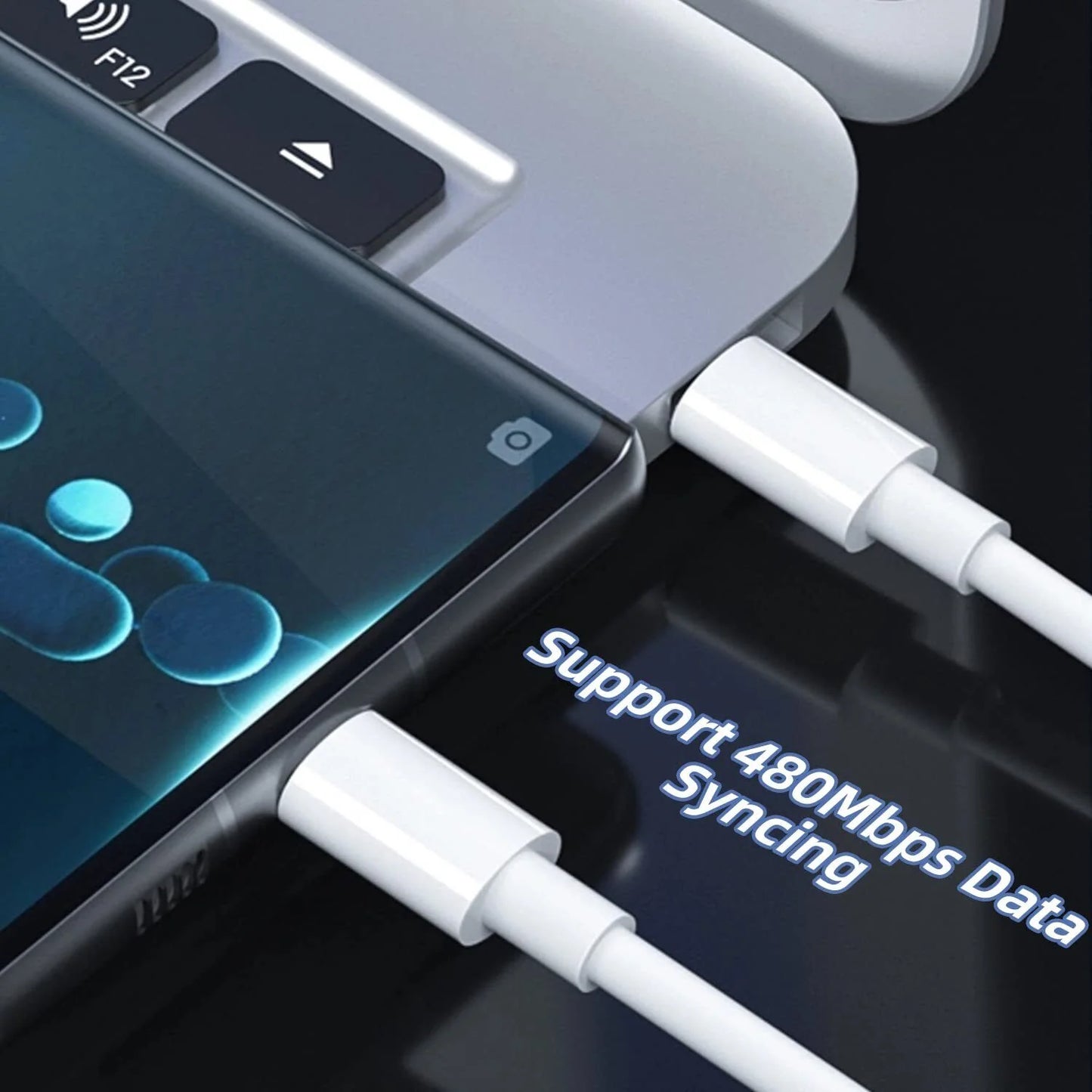 3-Pack 6FT USB-C Fast Charge Cables - Ultimate Rapid Charging Convenience!