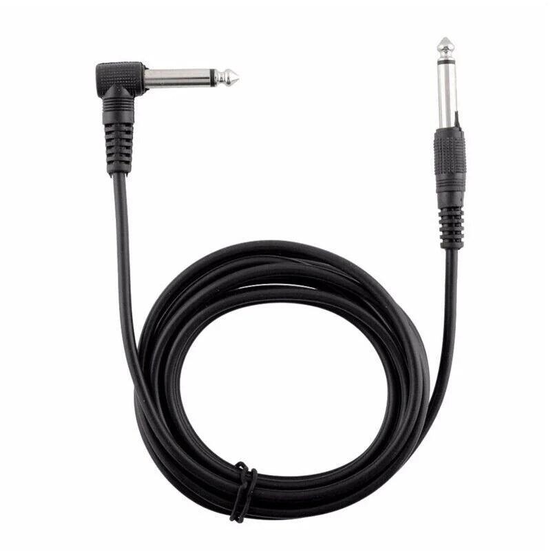 10FT Right Angle Electric Patch Cord - 2 Pack for Premium Guitar Amplifier Sound Quality