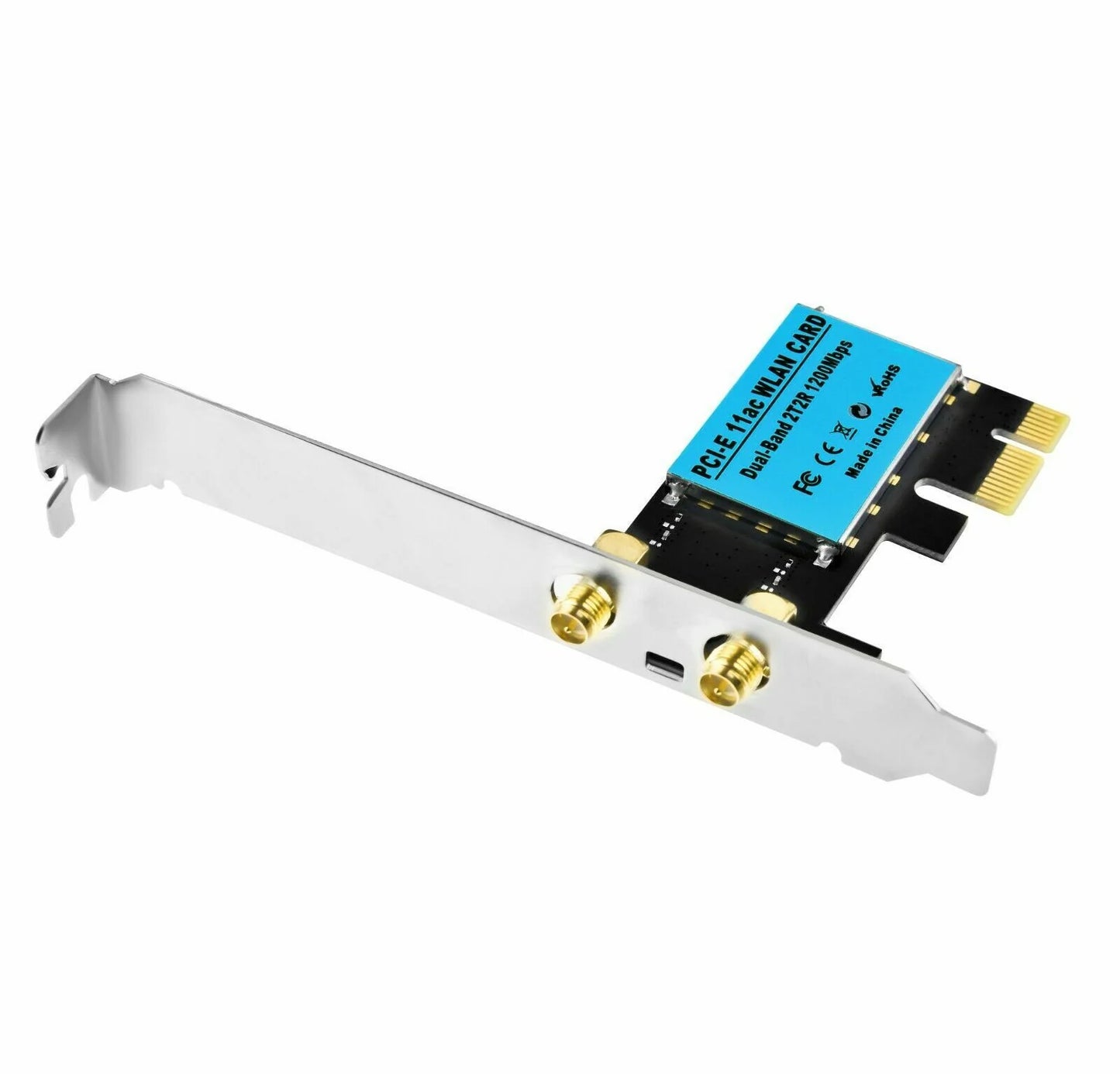 Ultra-Fast 1200Mbps Dual Band WiFi PCI-E Adapter - AX210 802.11AX for Unmatched Connectivity