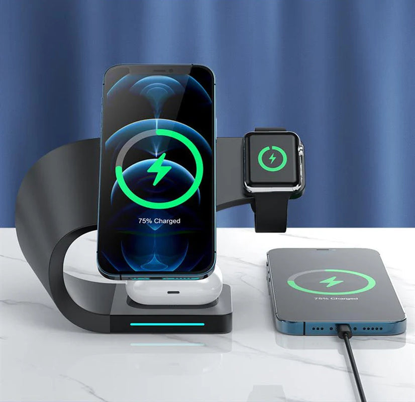 15W Fast Wireless Magnetic Charger Dock - Unmatched Versatility!