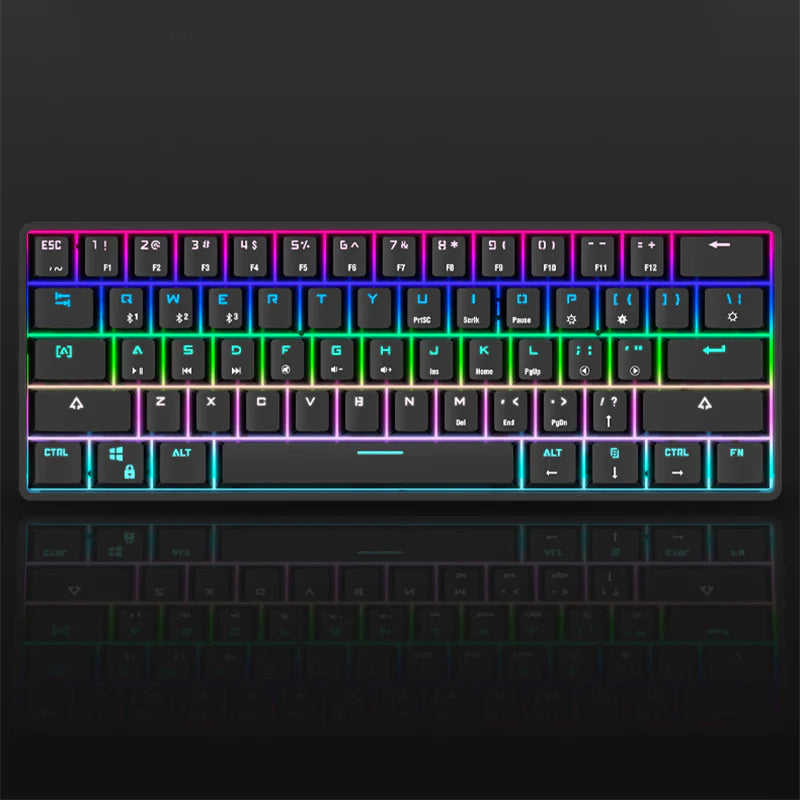 Elevate Your Typing Experience with the Vibrant Bluetooth Mechanical Keyboard & Durable PBT Keycaps!