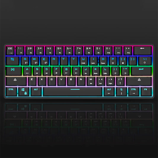 Elevate Your Typing Experience with the Vibrant Bluetooth Mechanical Keyboard & Durable PBT Keycaps!