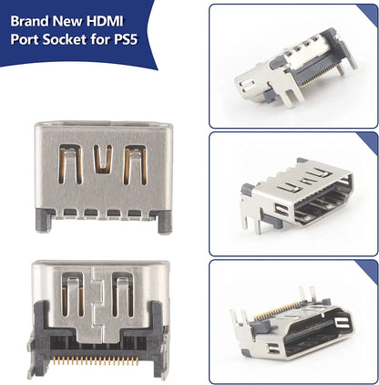 Upgrade Your PS5 with Premium 5-Pack HDMI Port Connector Replacement - USA Edition
