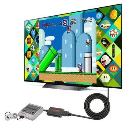 Elevate Your Retro Gaming with Our High-Definition HDMI Converter Adapter for N64, Gamecube & Super NES!