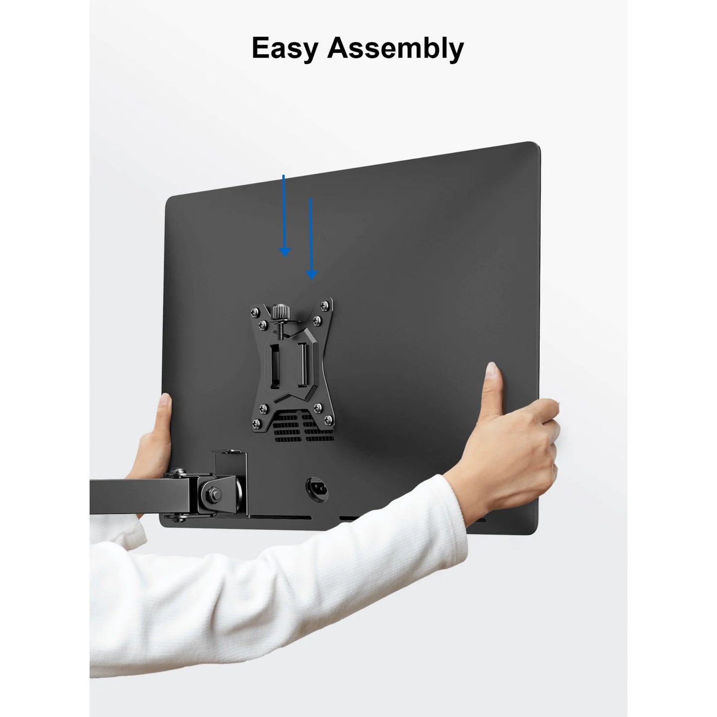 Transform Your Workspace with the Ergoav Dual Monitor Adjustable Desk Stand for 13" to 32" Screens!