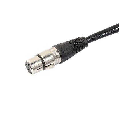 Dual Male Y Splitter Cable Adapter - 3Pin XLR Female to Dual Male for Microphones - USA