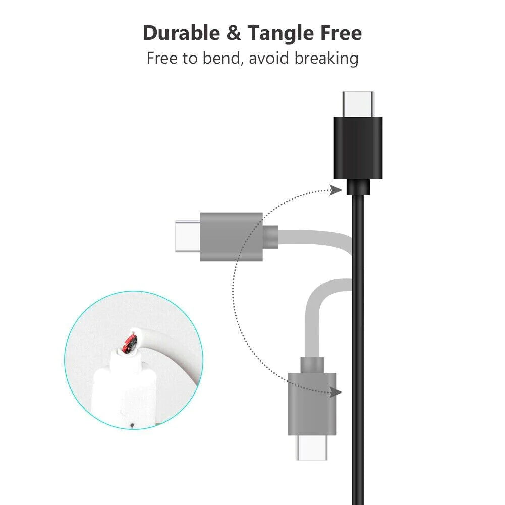 10X High-Speed Type C to USB-A Charging Cables - Bulk Wholesale for Lightning-Fast Charging Solutions