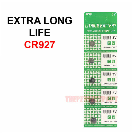 5-Pack CR927 Lithium Button Cell Batteries - Reliable 3V Power for Watches and More