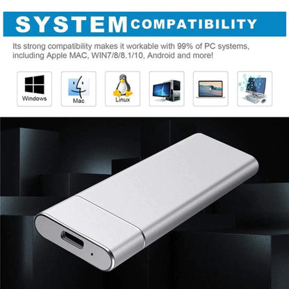 Ultra-Fast 128TB Portable SSD - Lightning Speed USB 3.0 External Solid State Drive for Ultimate Mobile Storage