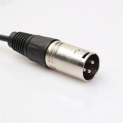 Dual Male Y Splitter Cable Adapter - 3Pin XLR Female to Dual Male for Microphones - USA