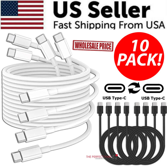 10-Pack High-Speed Samsung USB-C to USB-C Fast Charge Cables - Ultimate Charging Solution